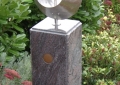 Springbrunnen -Granit , Edelstahl - 130 x 30 cm